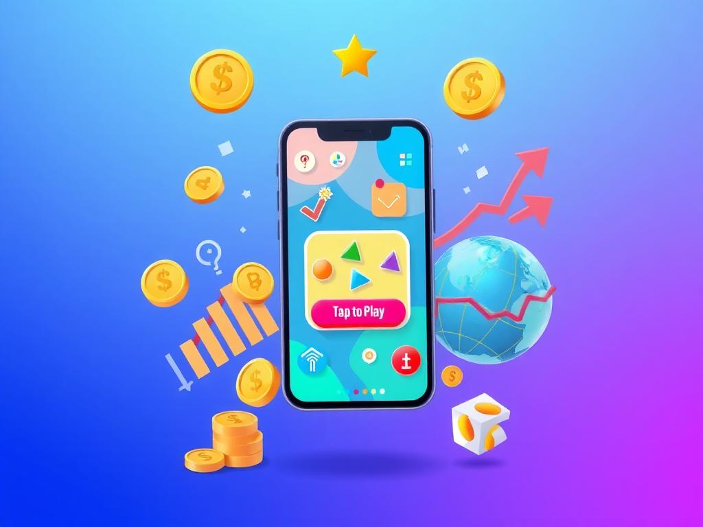 A Dynamic And Colorful 2d Illustration Showcasing