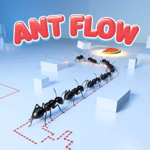 Ant flow puzzle game