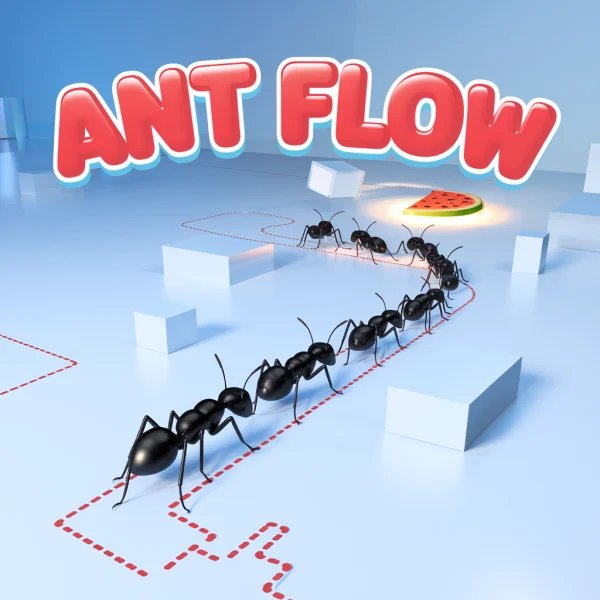 Ant flow puzzle game