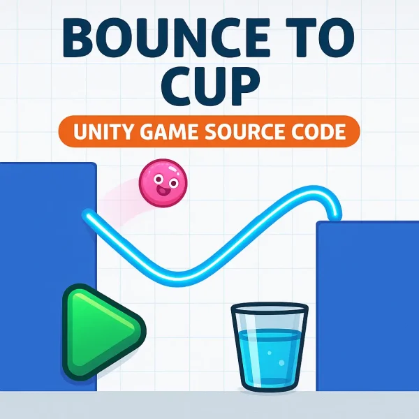 Draw line bounce ball