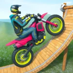 Stunt bike racing game